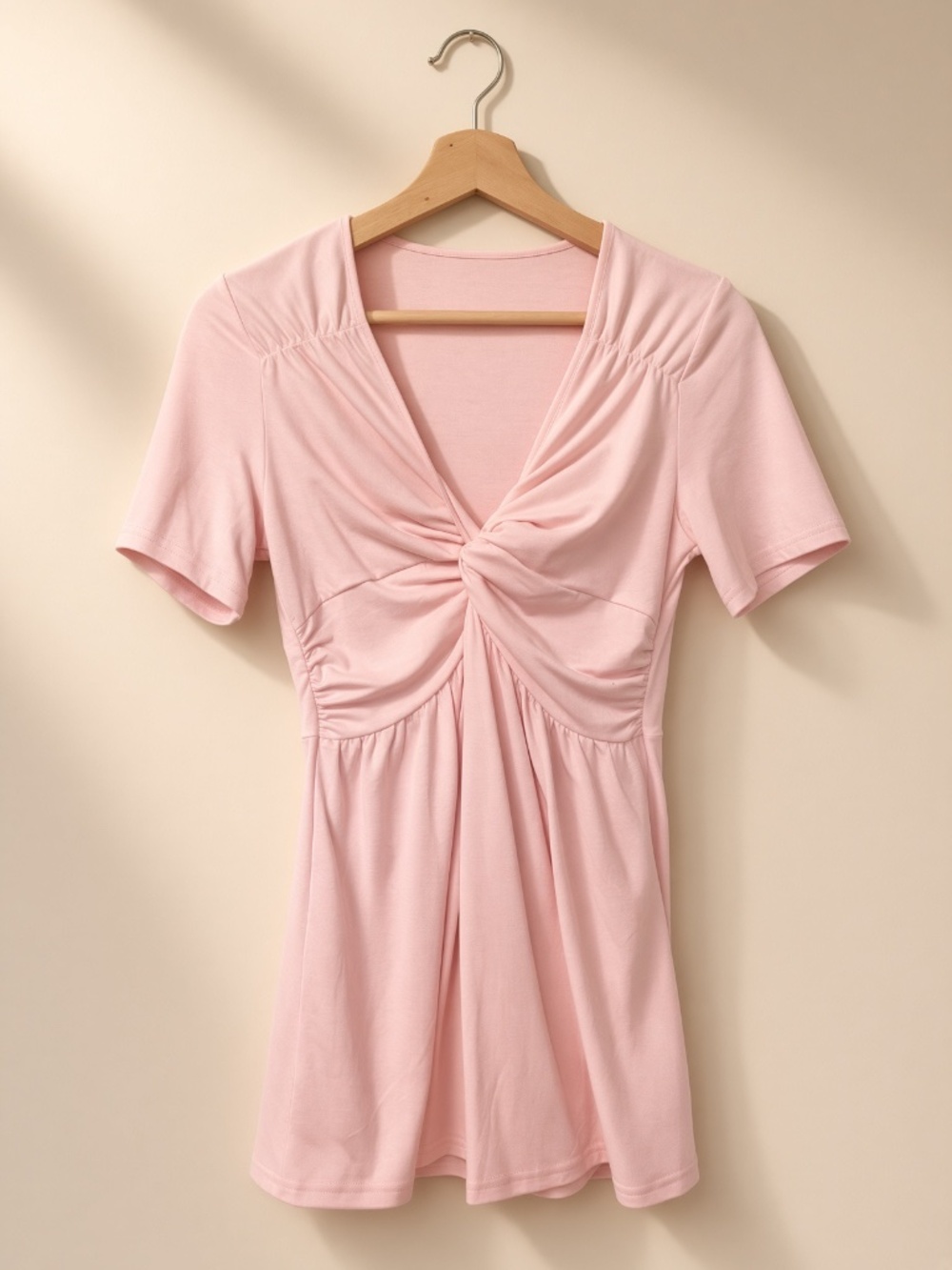Twist front blouse